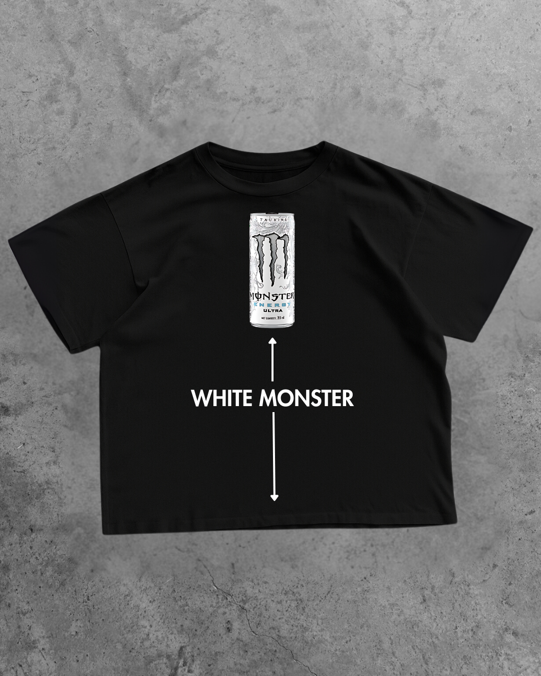 WHITE MONSTER T-SHIRT