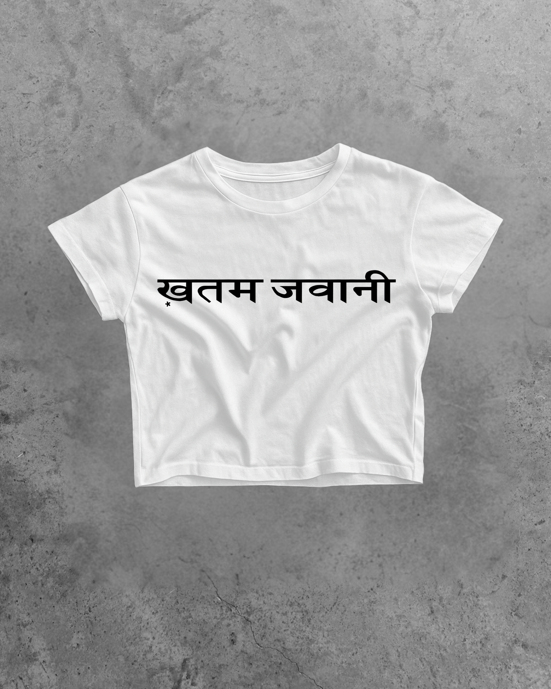 KHATAM JAWAANI BABY TEE
