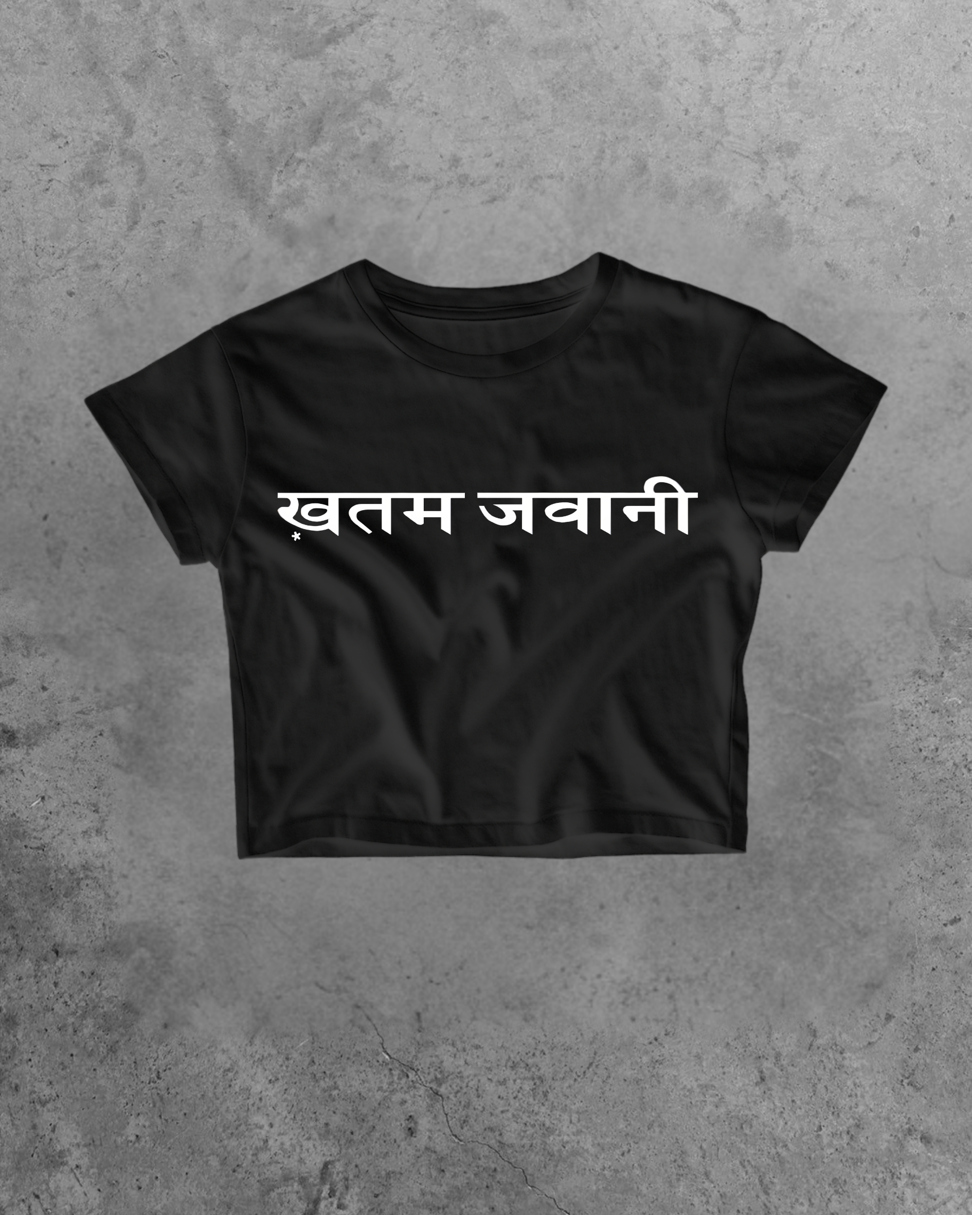 KHATAM JAWAANI BABY TEE