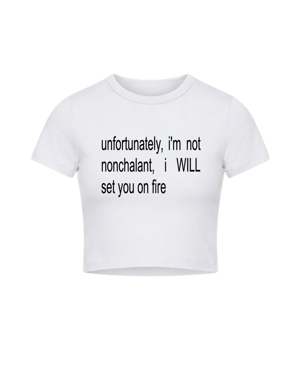 NOT NONCHALANT BABY TEE