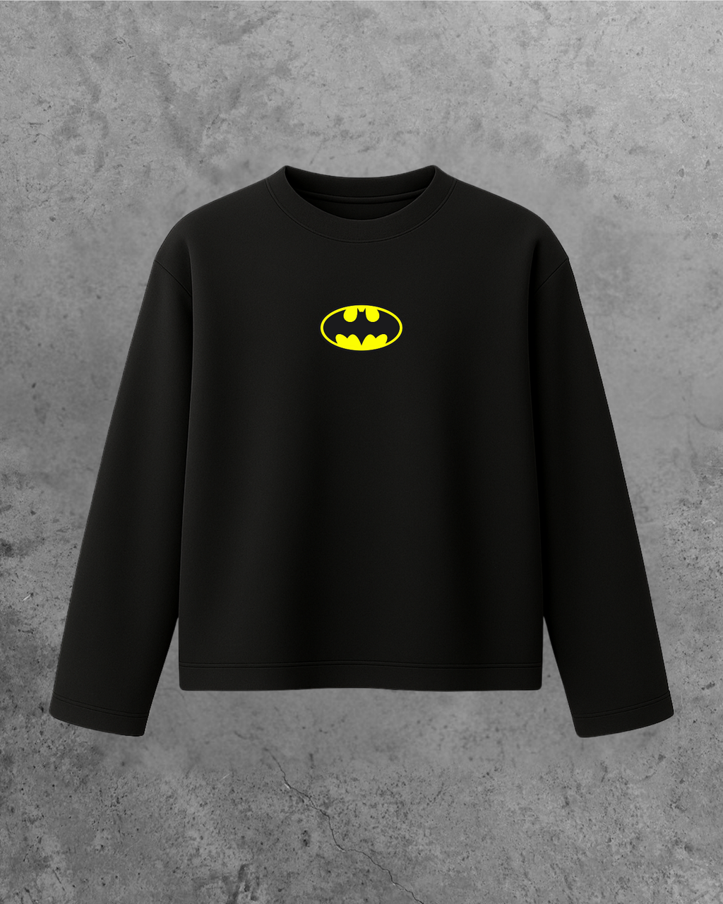 BATMAN LOGO FULL SLEEVES T-SHIRT