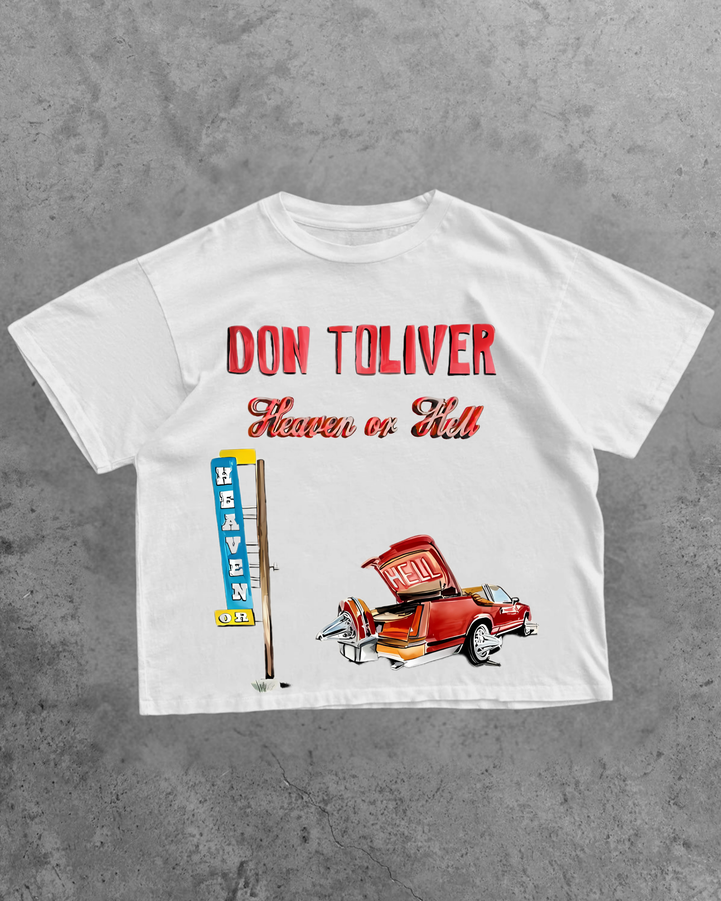 DON TOLIVER HEAVEN OR HELL T-SHIRT