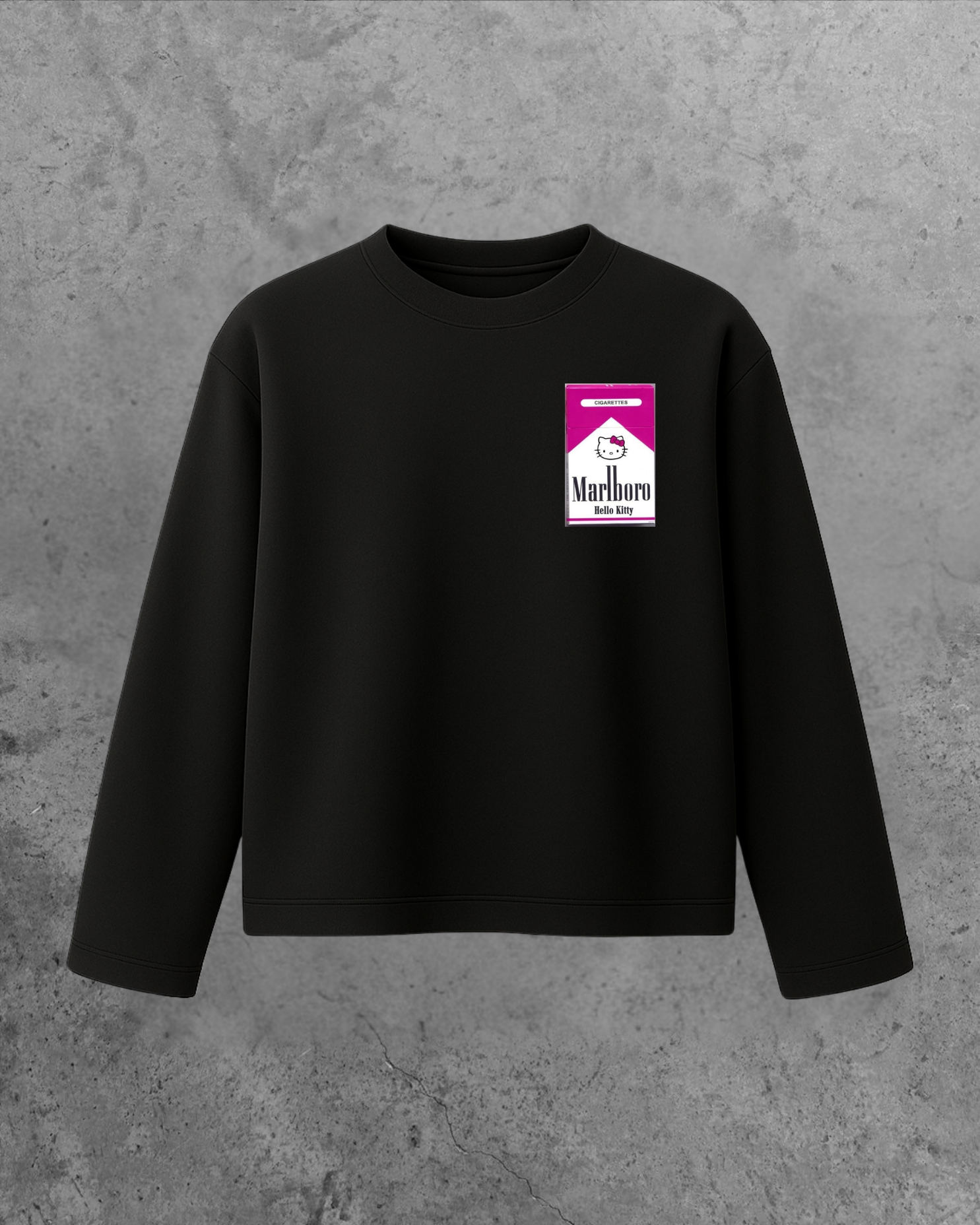 HELLO KITTY CIGGS FULL SLEEVE T-SHIRT