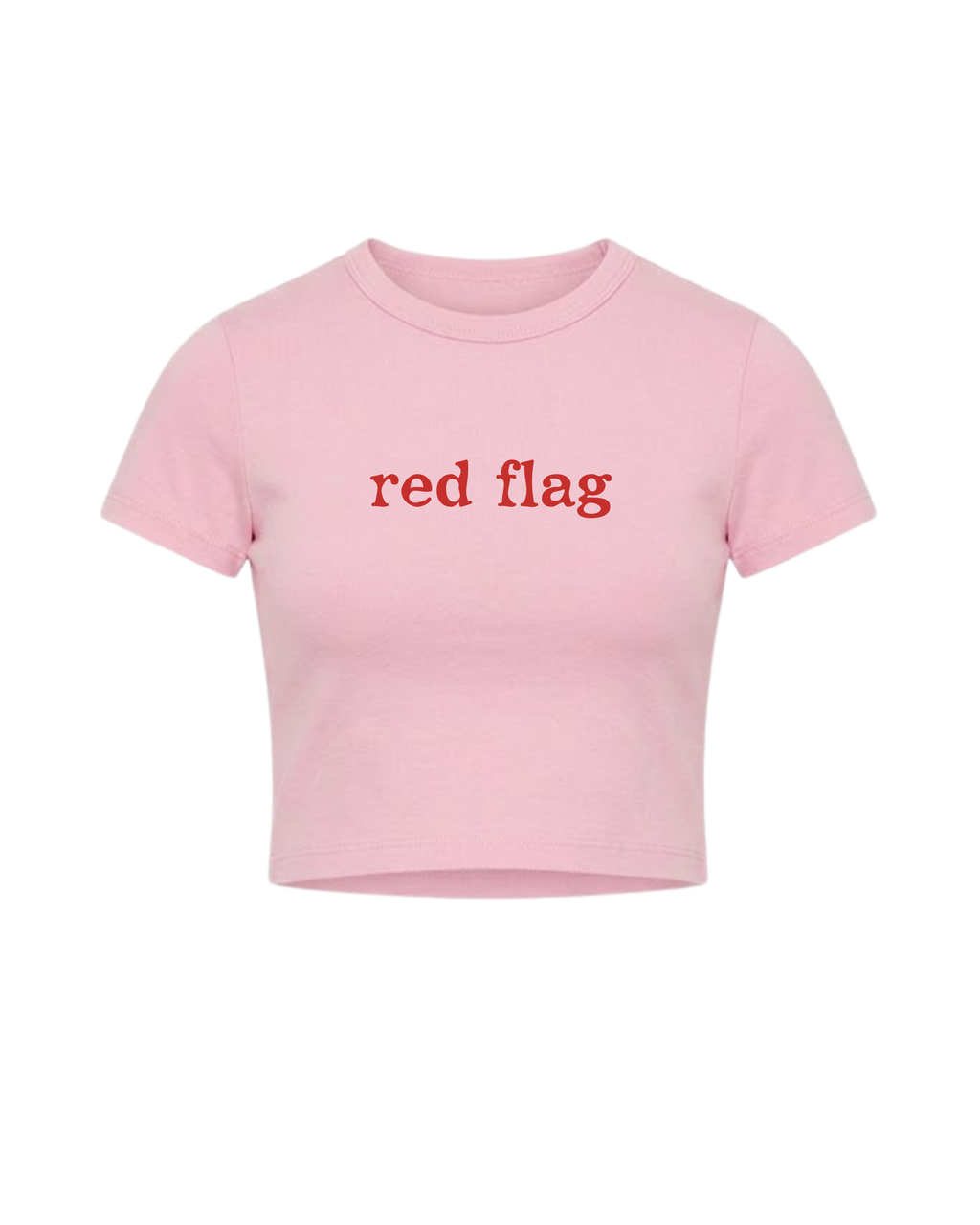 RED FLAG BABY TEE