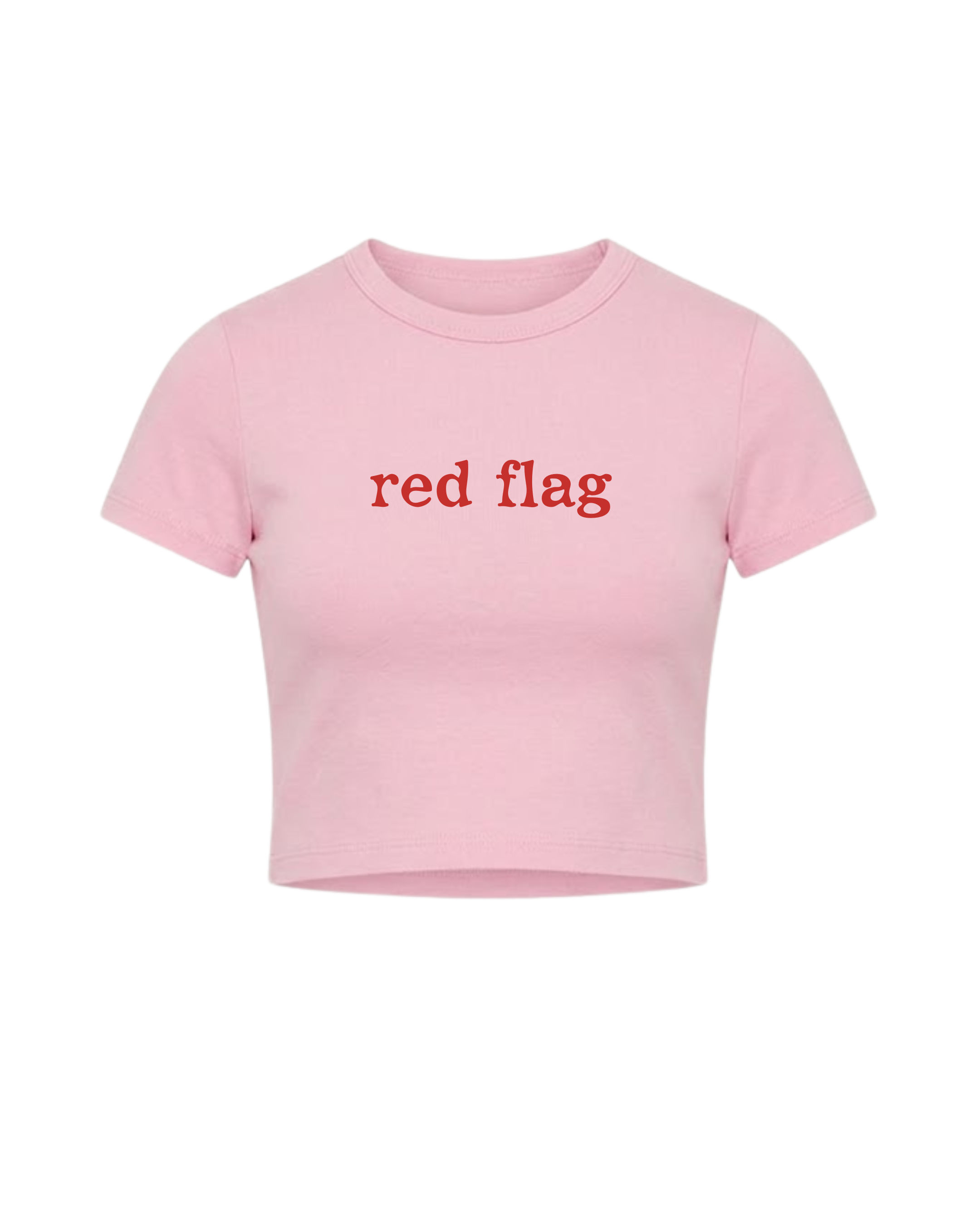 RED FLAG BABY TEE
