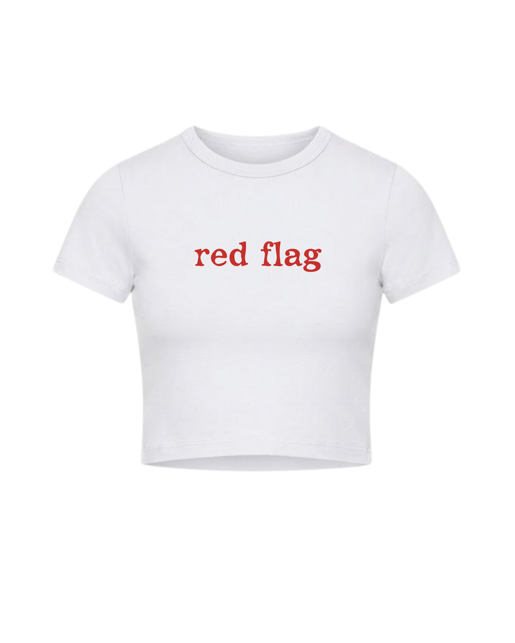 RED FLAG BABY TEE
